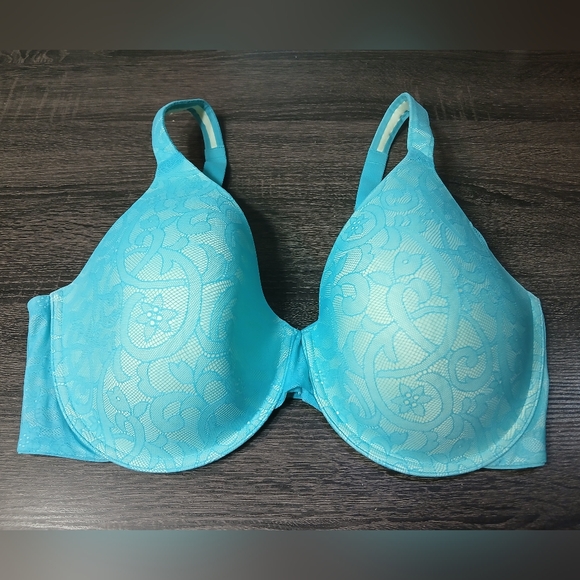 Ambrielle Everyday Full Coverage Lace Bra 40DDD - Picture 2 of 13